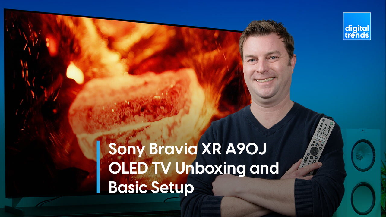 Sony Bravia XR A90J OLED TV Unboxing, First Impressions | Stunner from Sony