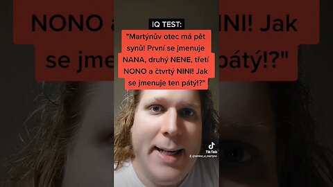 Malý IQ TEST! Znáš SPRÁVNOU odpověď? #funny #shorts #iqtest