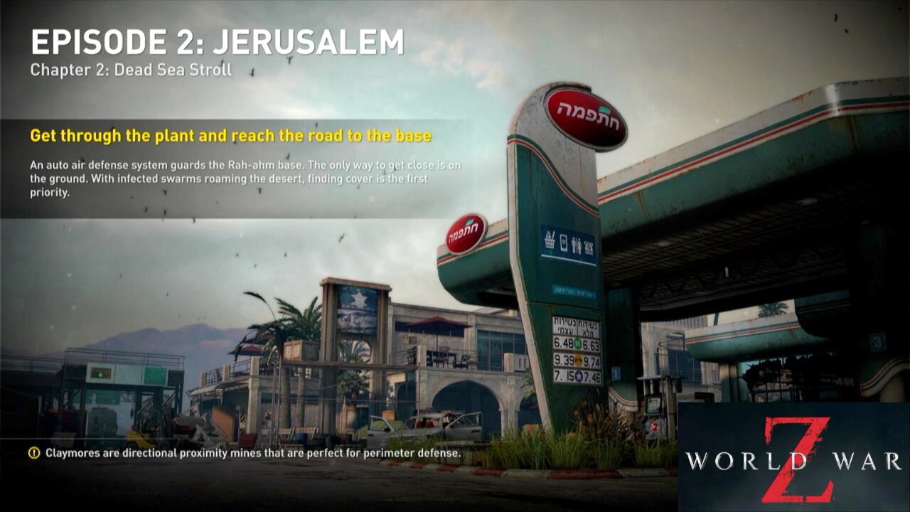 World War Z Aftermath: JERUSALEM DEAD SEA STROLL