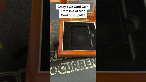 COOL OR CRAZY?? 1OZ PENNY BLACK GOLD - ISLE OF MAN