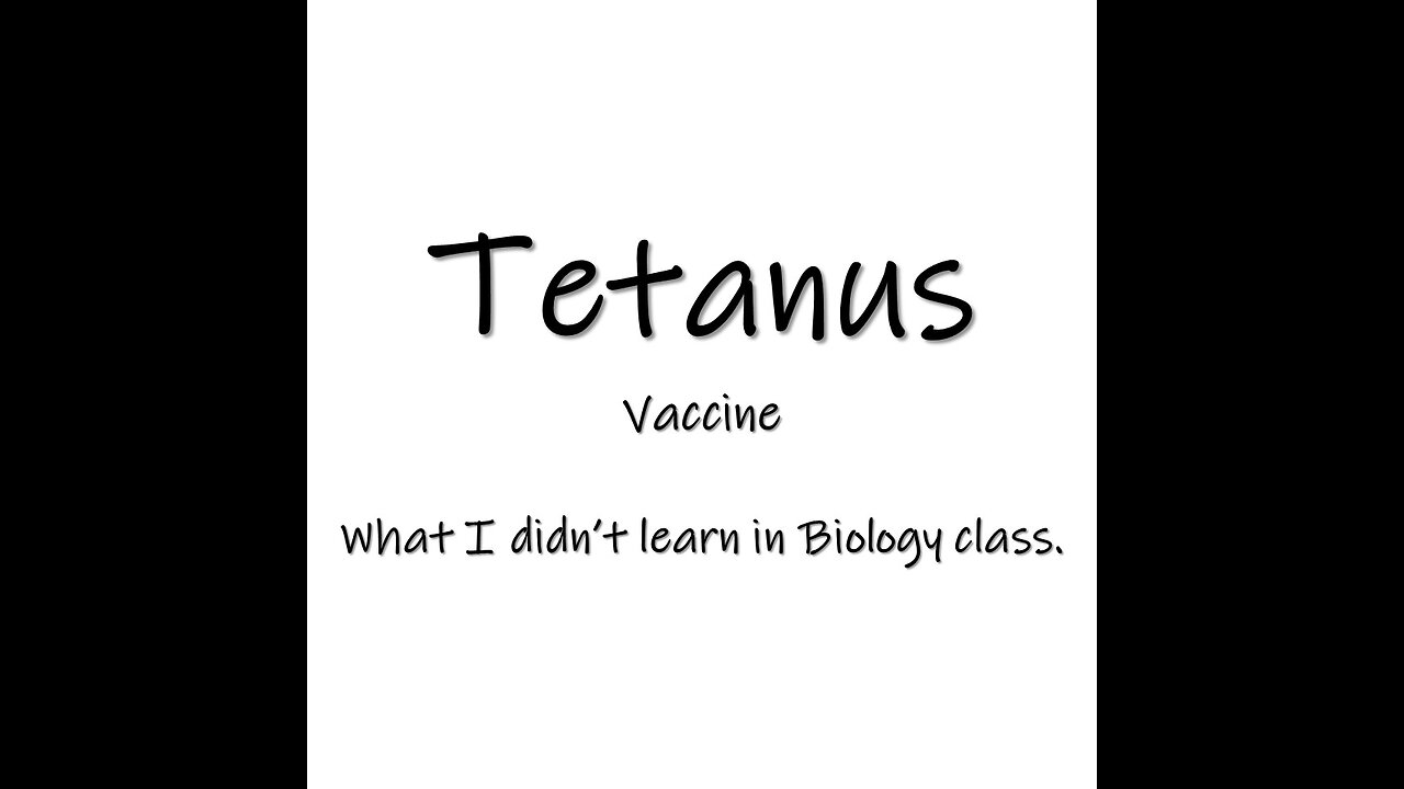 Section 3 Tetanus