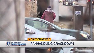 Cleveland working on increasing panhandler exit ramp enforcement