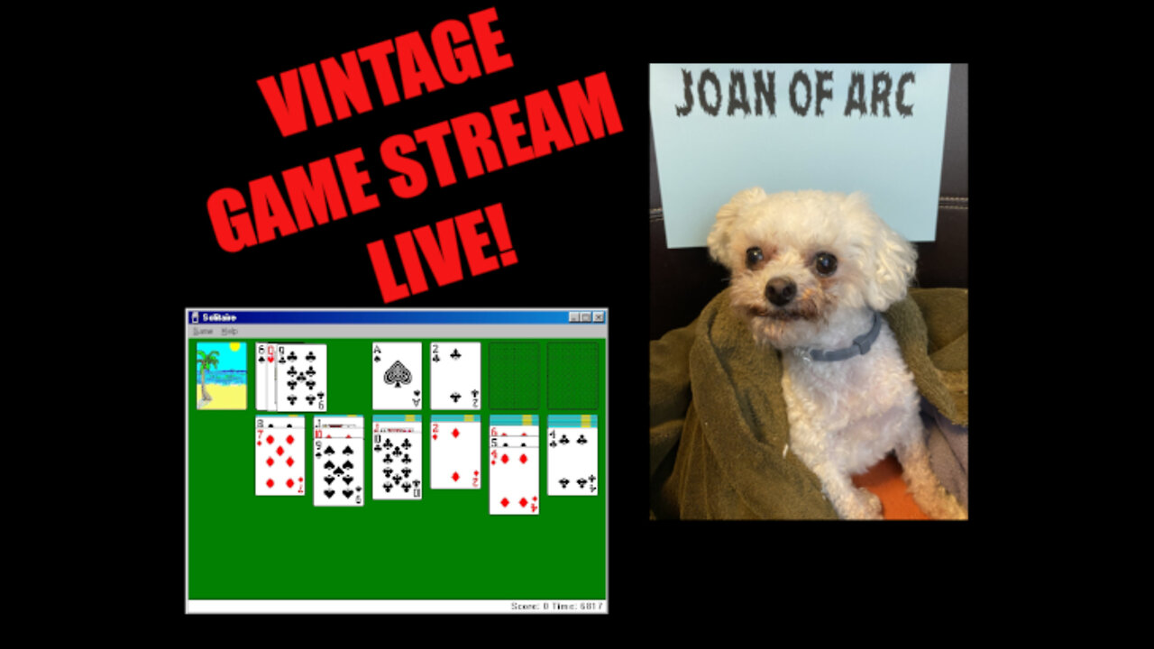 2pm Saturday Game Live Stream: Windows 98 Solitaire