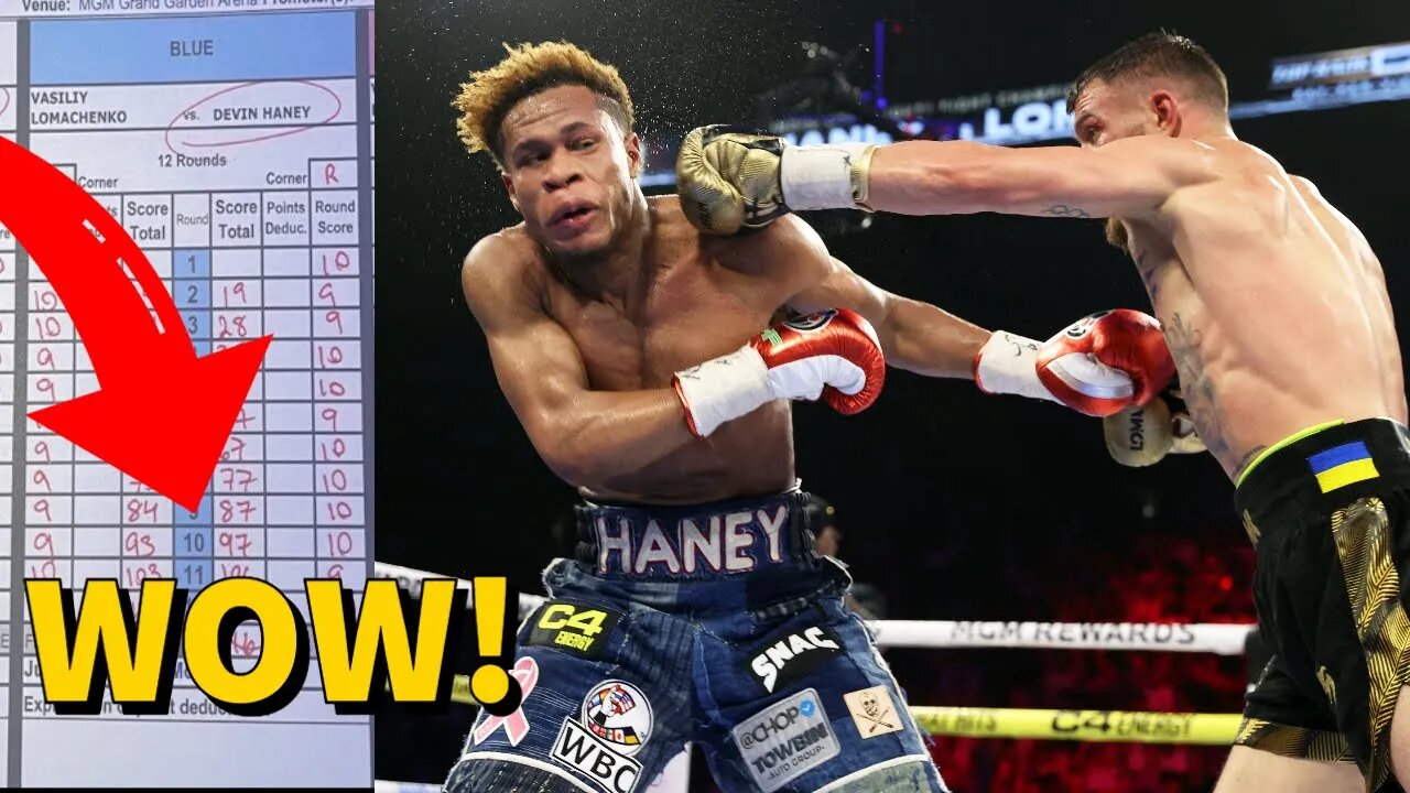 Devin Haney vs Lomachenko Judge Did Something Unbelievable