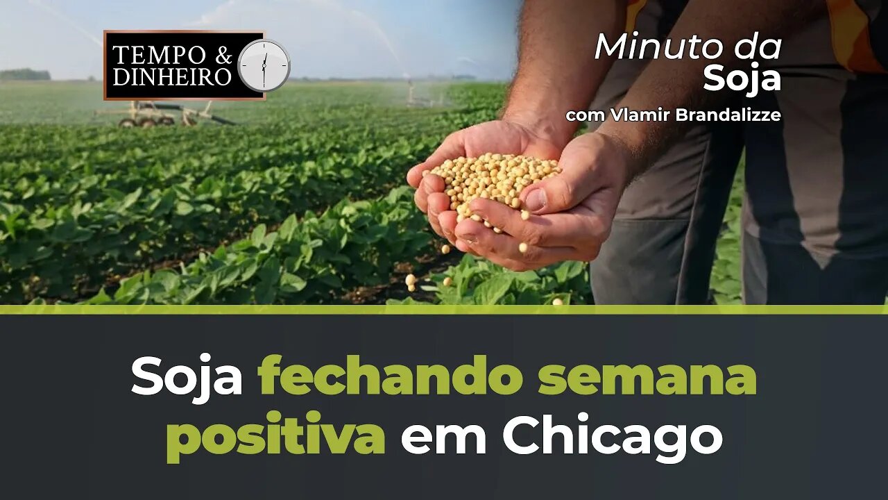 Soja fechando semana positiva em Chicago