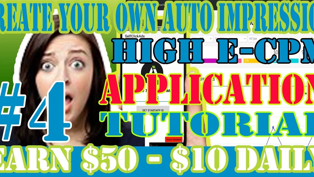 Create your own Start App Self Click Auto Impression Anti Banned High ECPM Tutorial #4