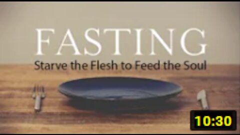 1 21 20 FASTING PT III Pastor David Lankford