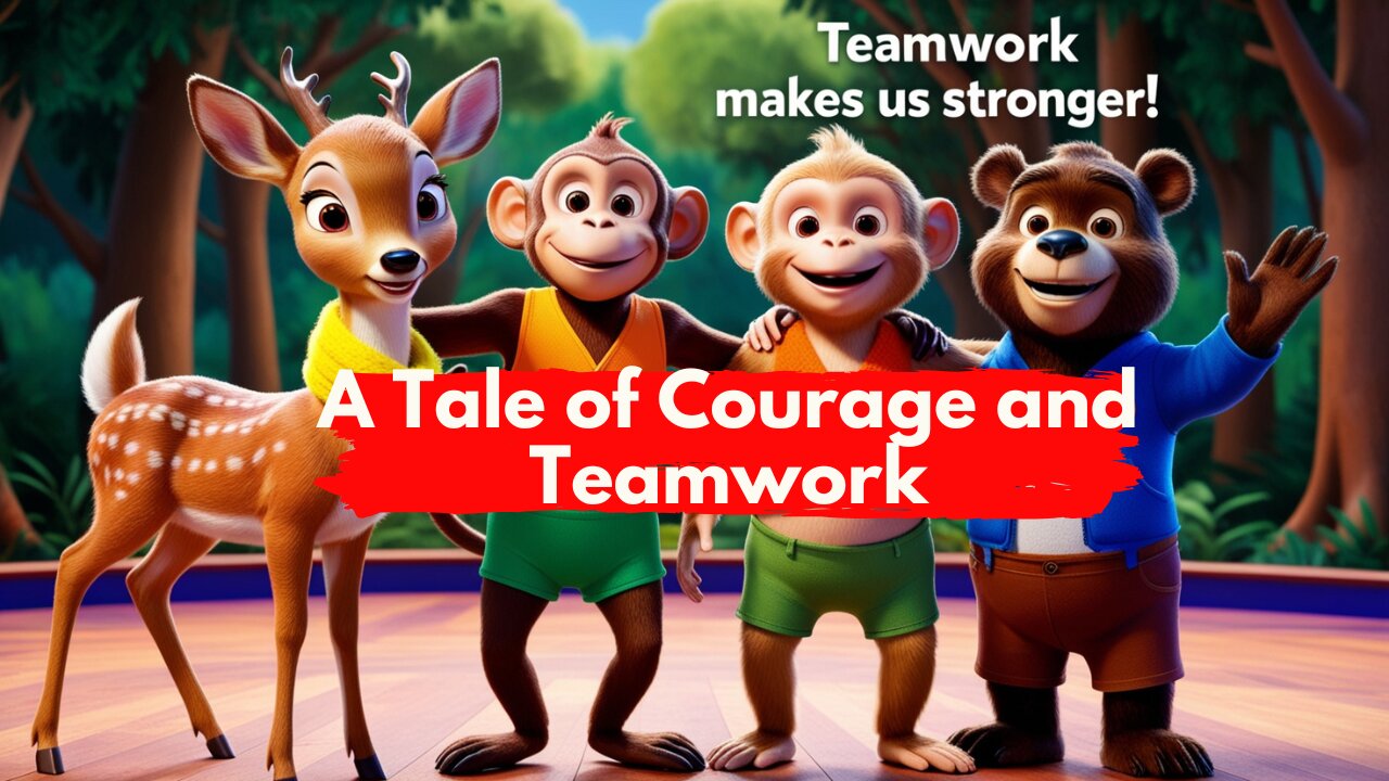 Forest Friends Unite: A Tale of Courage and Teamwork