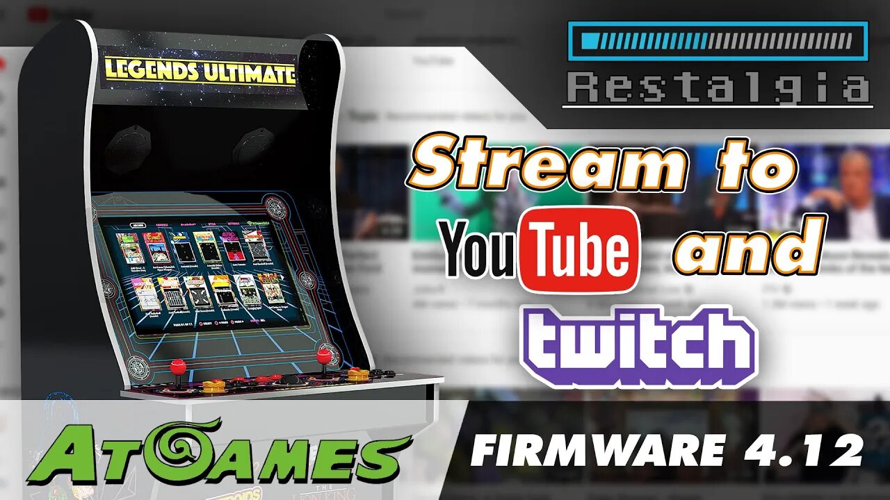 Stream to YouTube and Twitch From Your Legends Ultimate Cabinet!