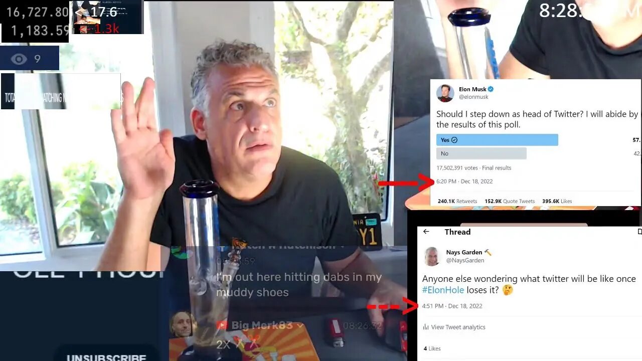 NAY PREDICTS EI0N$ POLL 1 HOUR BEFORE LAUNCH!