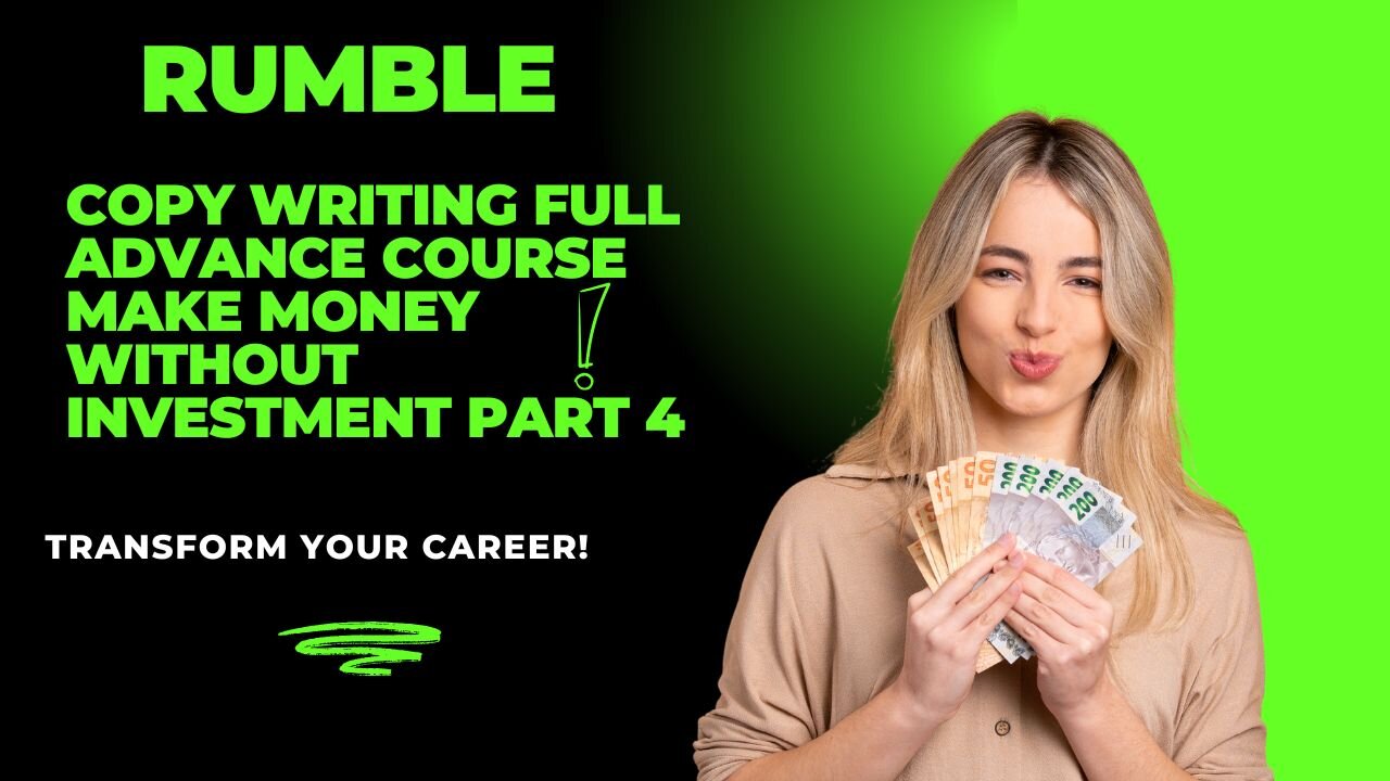 Copy Writing Full Advance Course Make Money Without Investment Part 4