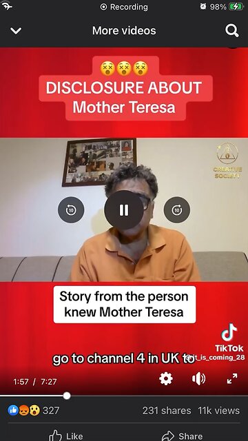 Mother Teresa : channel 4 UK , british journalists : 🧐 - is it the same Russel Brand story now 🧐