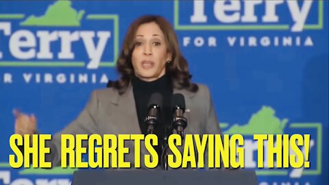 Kamala REGRETS saying this!
