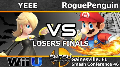 YEEE (Rosalina) vs. RoguePenguin (Mario) - SSB4 Losers Finals - SC46