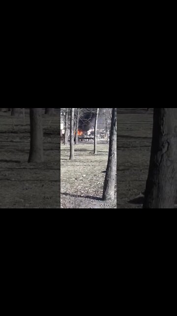 Ukraine War - Bucha - Russian Vehicle Burns