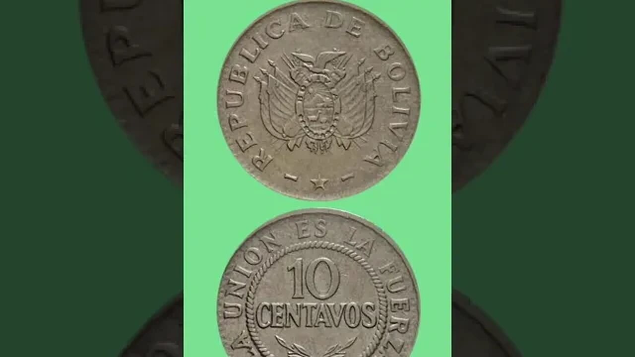 BOLIVIA 10 CENTAVOS 1987.#shorts @COINNOTESZ #bolivia