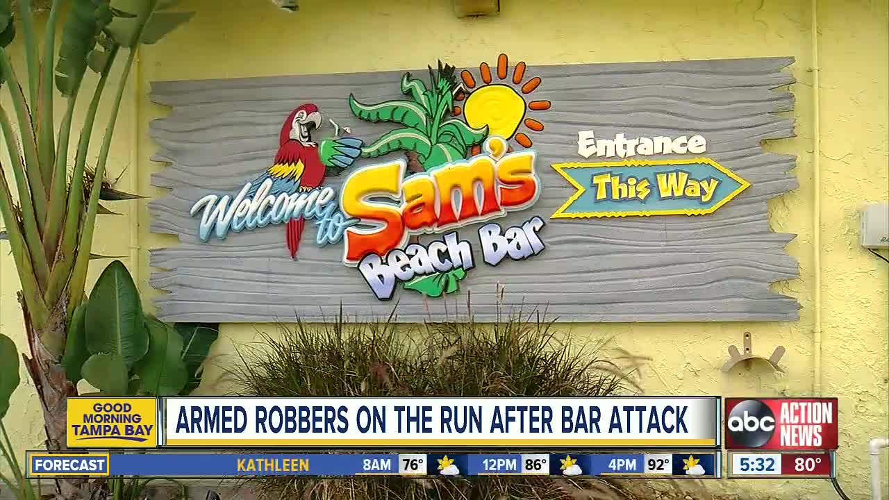 Bar staff pepper sprayed, beaten at gunpoint