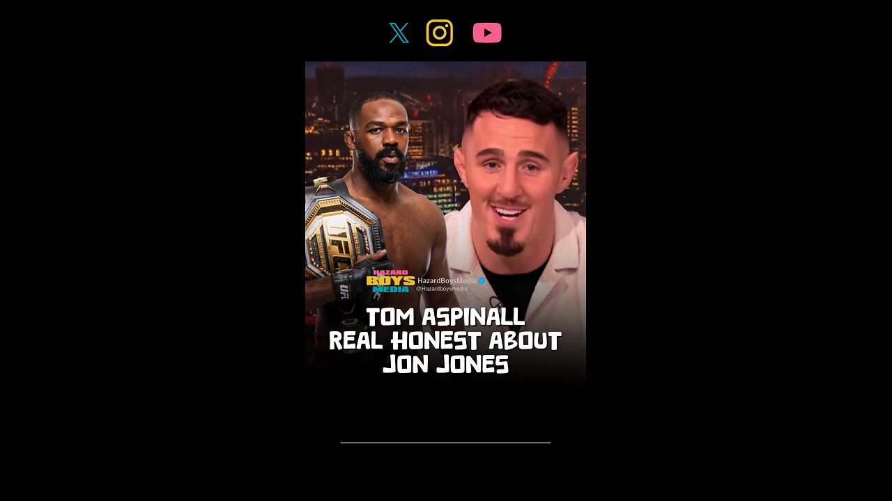 Tom Aspinall- Jon Jones is a cheater