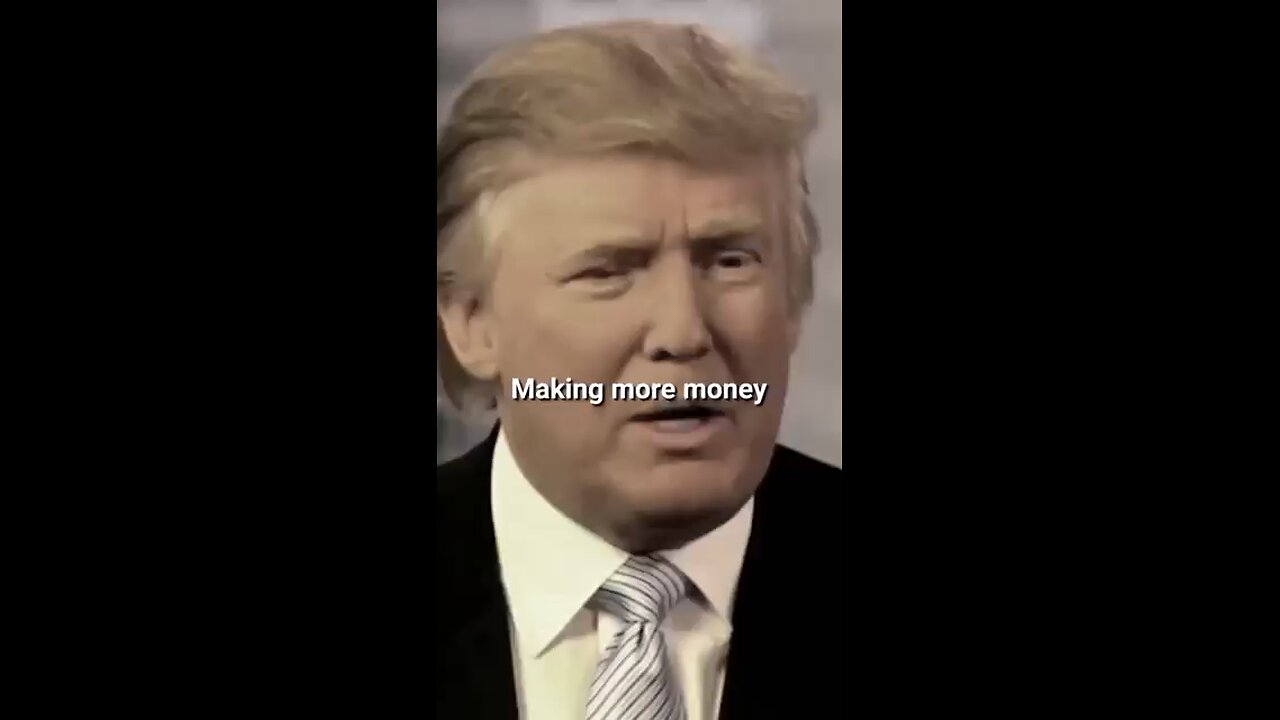 Donald Trump On Money Importance l Must Watch l #2024