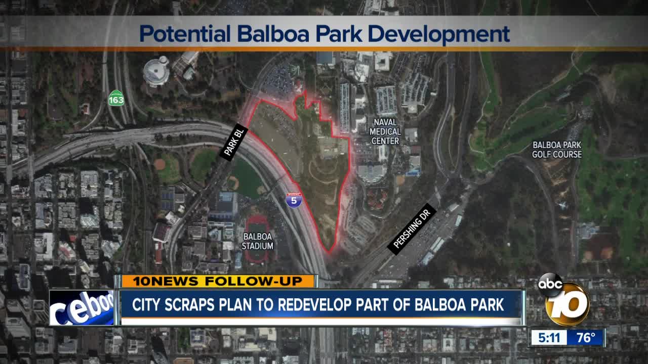 City scraps plan to redevelop part of Balboa Park
