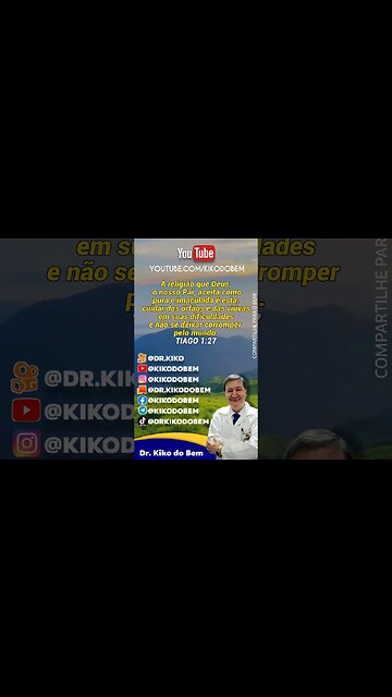 Tiago 1:27 Qual é a religião verdadeira que DEUS nos mandou seguir #shorts #biblia #amor #fé #paz