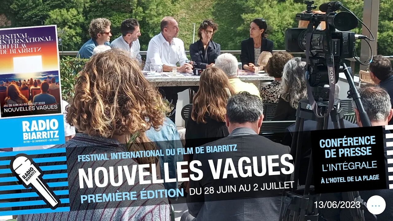 Nouvelles Vagues Festival international du film de Biarritz : conférence de Presse du 13/06/2023