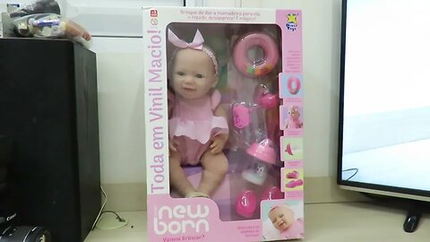 2ª Boneca Diver New Born Vamos Brincar? - Divertoys