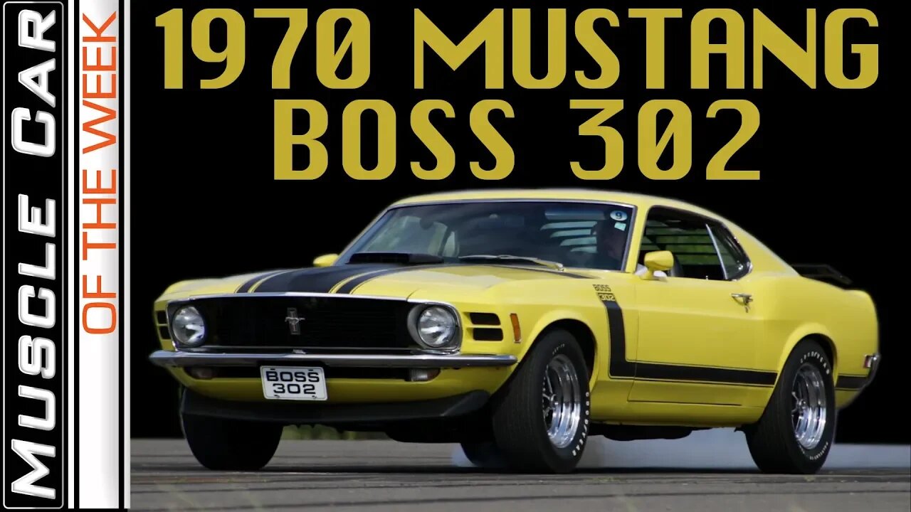 1970 Ford Mustang BOSS 302 - Muscle Car Of The Week Episode 295 V8TV