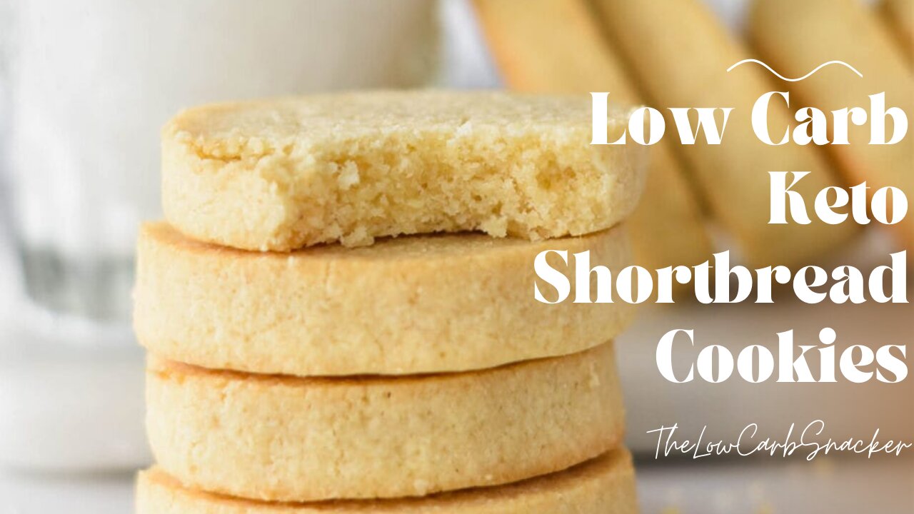 Low Carb Keto Shortbread Cookies