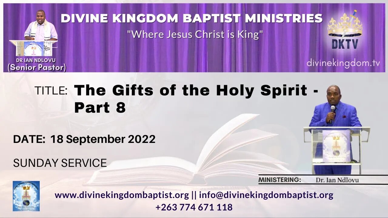 The Gifts of the Holy Spirit - Part 8 (18/09/22)