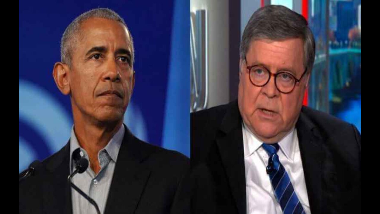 Former Attorney General Barr Says Obama Likely Won’t Be Charged in Durham Case