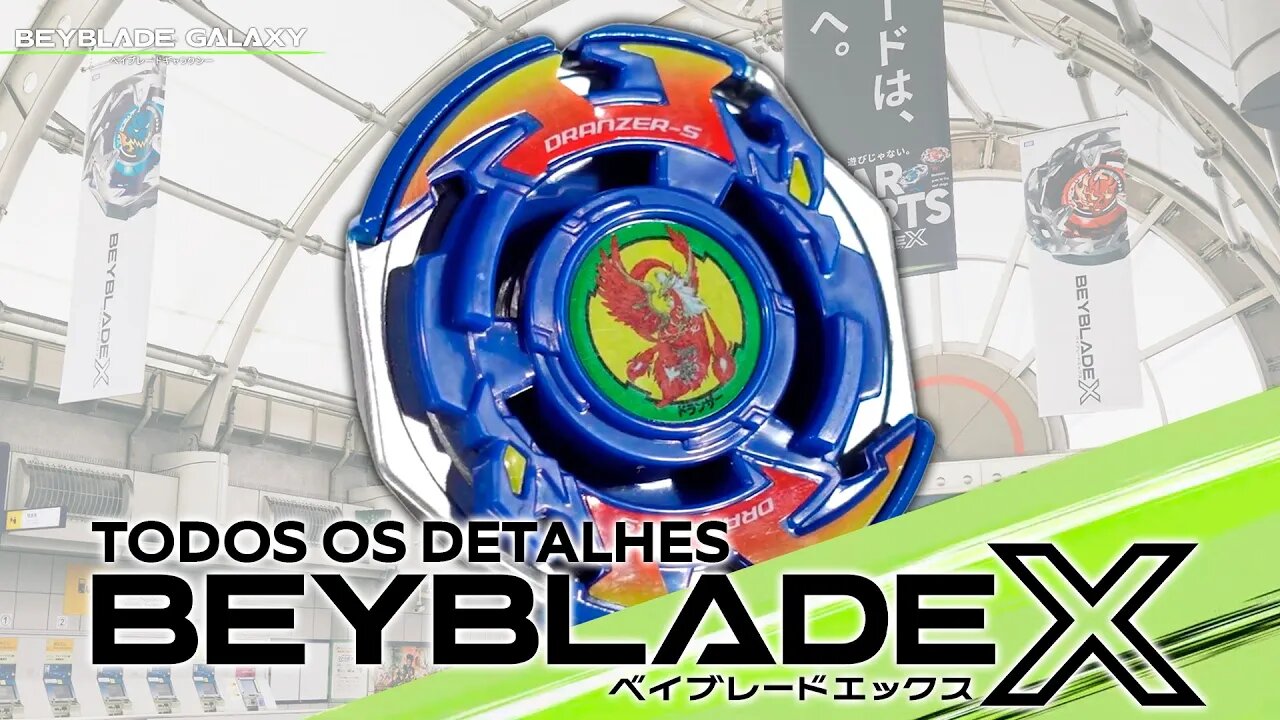 TODOS OS DETALHES DO REMAKE DA DRANZER S E O MARKETING PESADO DA TAKARA TOMY EM BEYBLADE X