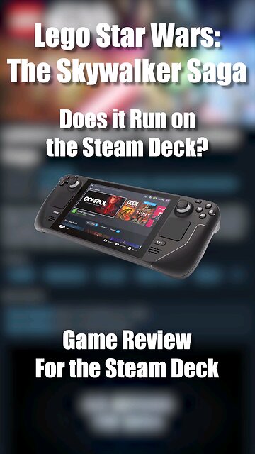 Lego Star Wars: The Skywalker Saga on the Steam Deck