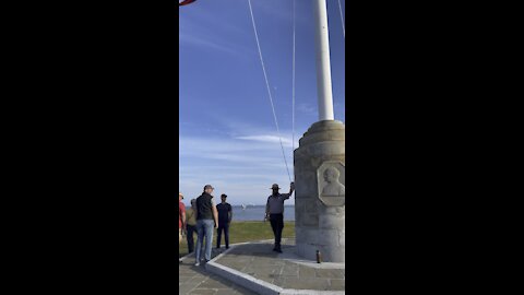 Lowering Of The Fort Sumter Flag