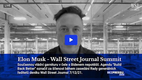 Elon Musk - Wall Street Journal Summit