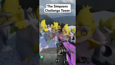 The Simpsons Challenge Tower #callofduty #gaming #firstpersonshooter #zombiesurvival #thesimpsons