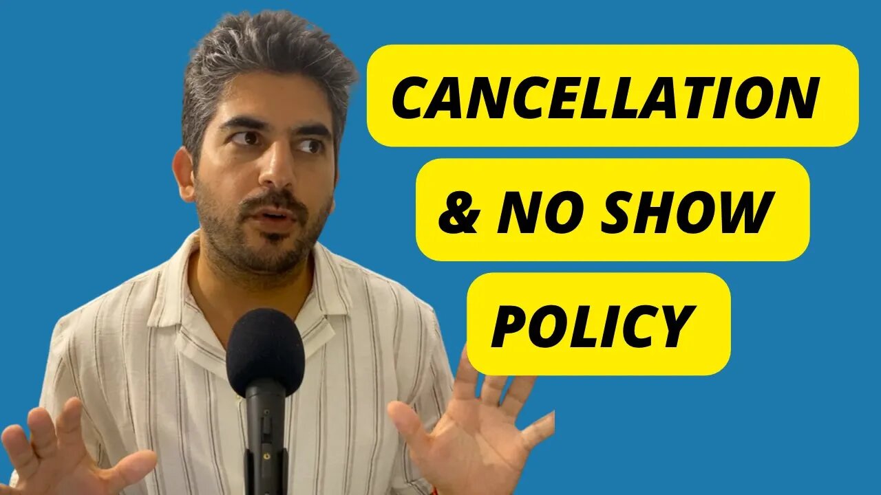 No Show Policy - Why I Started Enforcing It (And Why You Should Too!)
