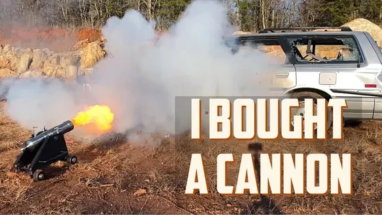 I Bought A CANNON (Billiard Ball Cannon)