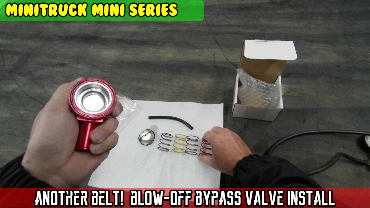 Mini-Truck (SE06 E11) AMR300 Another BELT? Blowoff / bypass valve installation