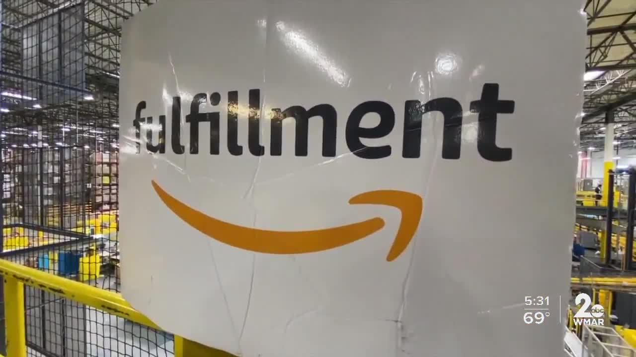 Amazon fulfillment center in Baltimore working to keep people safe during COVID