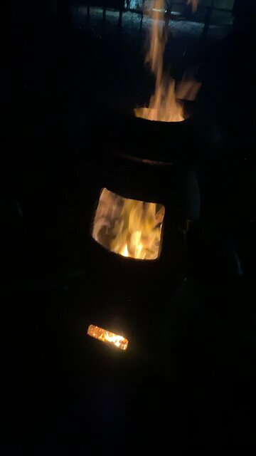 Toasty by the fire