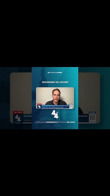 Debate: Bolsonaro deve ou não voltar ao Brasil em 2023? #shorts