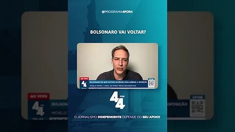 Debate: Bolsonaro deve ou não voltar ao Brasil em 2023? #shorts