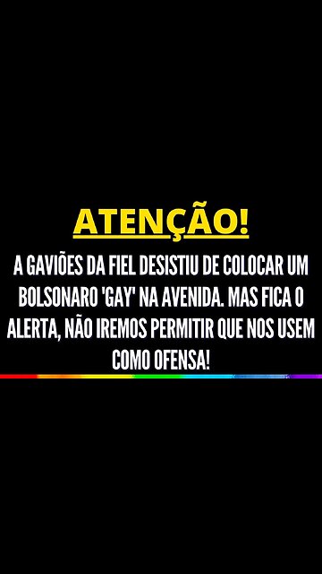 SER GAY NÃO É DEMÉRITO PARA SER USADO COMO OFENSA!