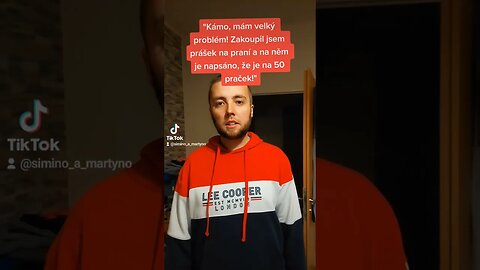 MARTÝNO koupil PRACÍ PRÁŠEK na kterém je NAPSÁNO, že je na 50 praček! MARTÝNO má ale pouze 1 pračku!