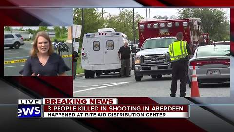 WMAR 2 News Abby Issac live from Aberdeen Shooting