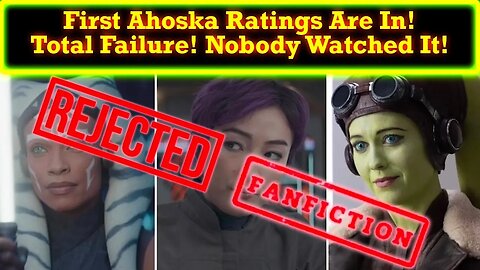 Ahsoka Is A Ratings Disaster On Disney Plus! No One Cares About Disney Star Wars Fanfiction!