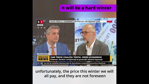 "It will be a hard winter, perhaps the worst in the last 60 years for all of Europe"