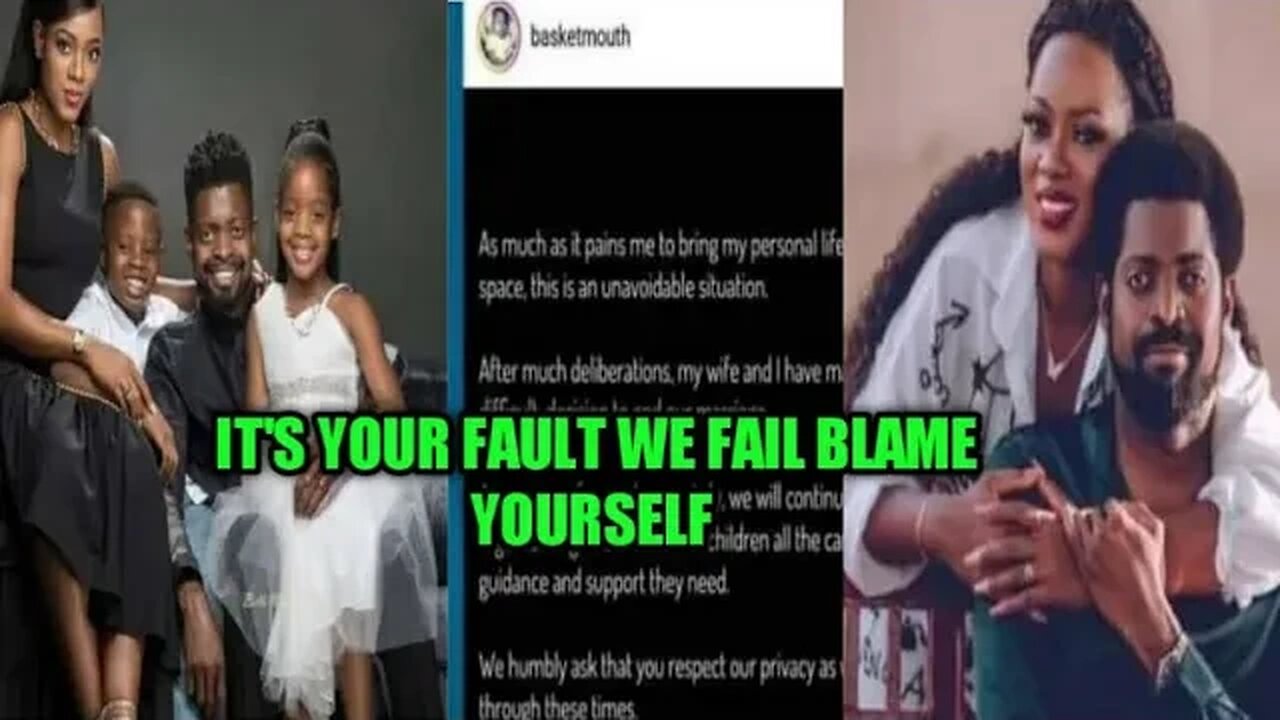 BASKETMOUTH AND WIFE DIVORCE AFTER 12YEARS OF MARRIAGE