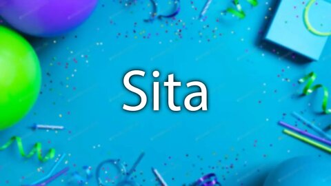 Happy Birthday to Sita - Birthday Wish From Birthday Bash